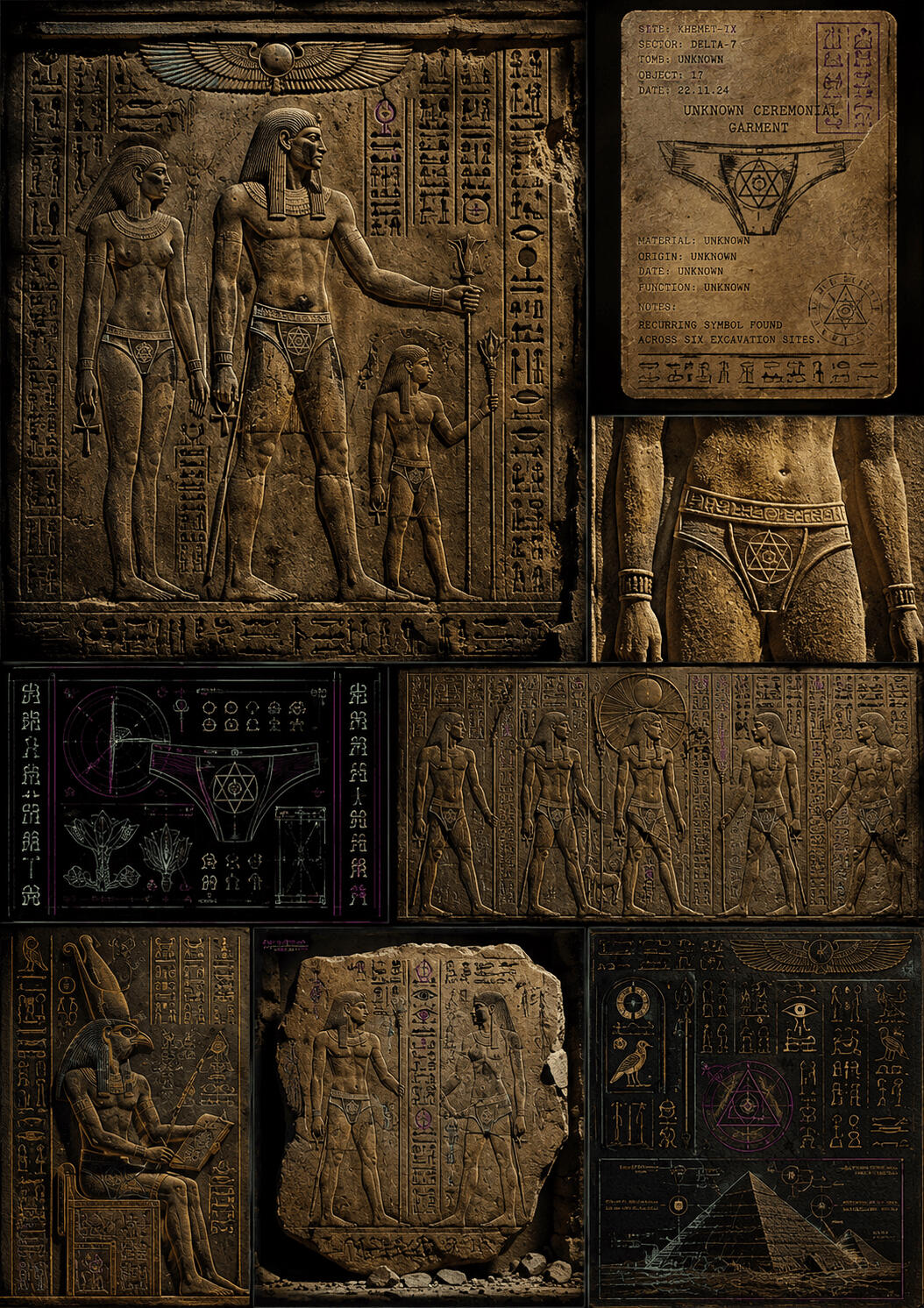 Underwear is the first thing you put on. Make it mean something. Not a brand. A practice. Ritual menswear. Coming. Worn beneath everything. Built from something deeper